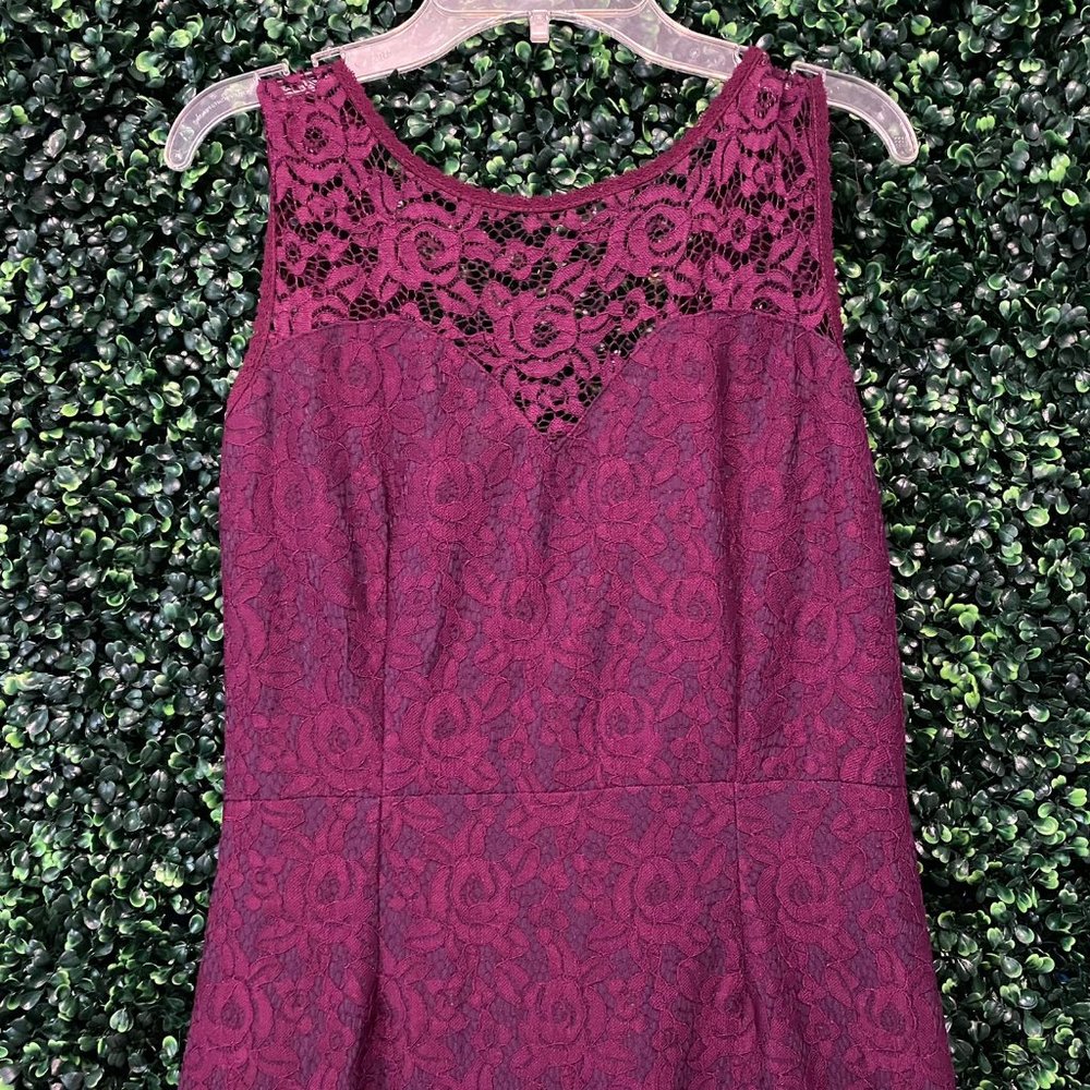 Miusol - Purple Lace Dress - Picture 2 of 5